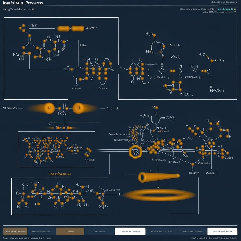 Scientific visualization of metabolic processes in the human body